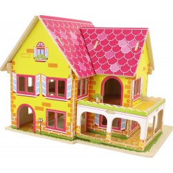 Sweet-House - casuta din lemn (puzzle 3D)